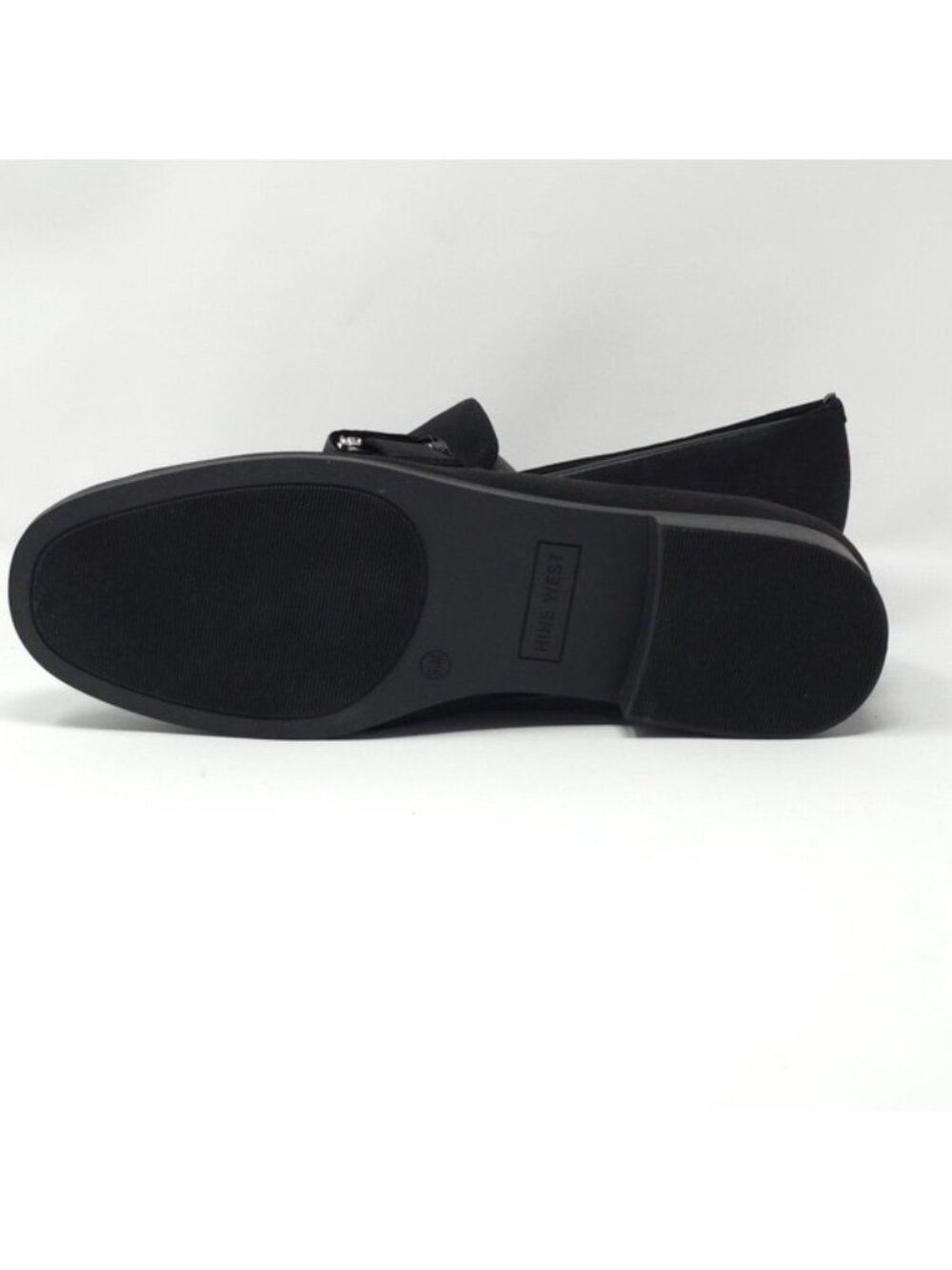 Nine West Lilpa2 Black Suede Chain Loafers 9.5M - Picture 7 of 11